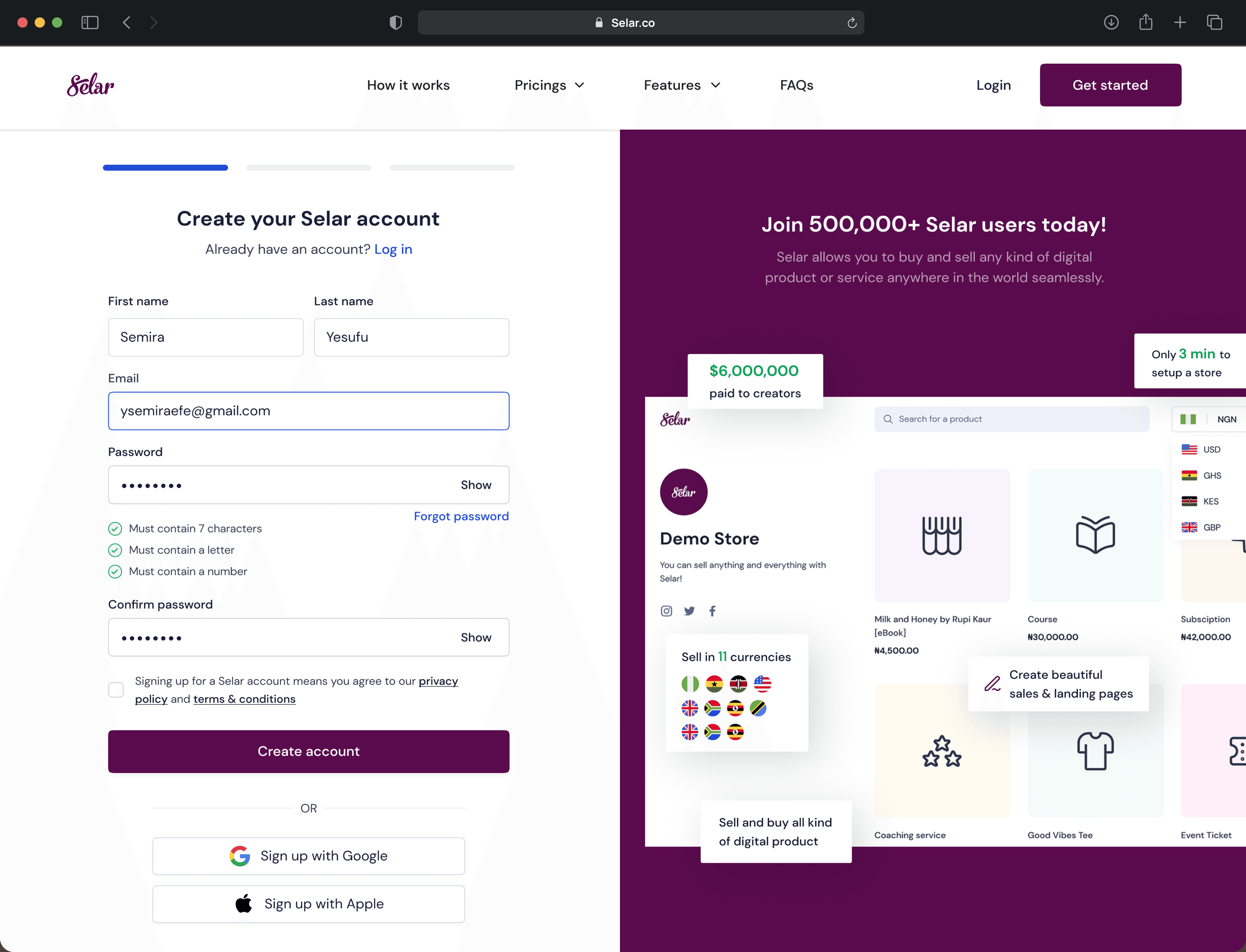 Accelerate new website design
