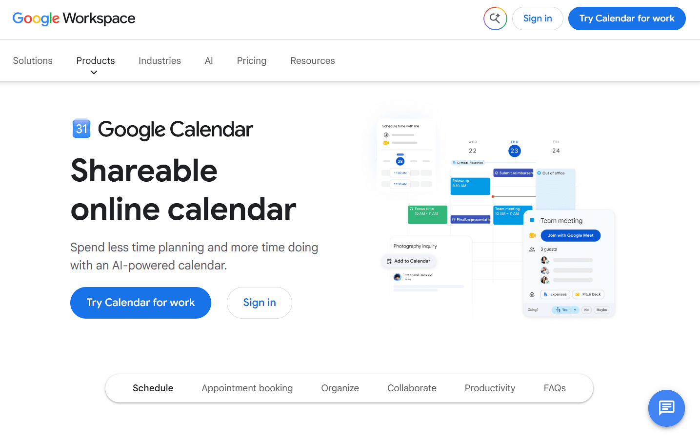 Google Appointments
