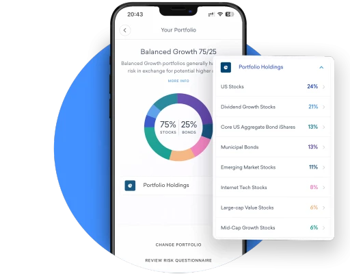 App charts showing easy beginner investing