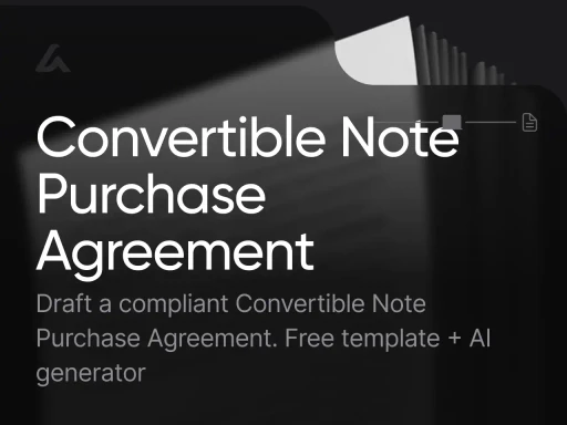 Convertible Note Purchase Agreement