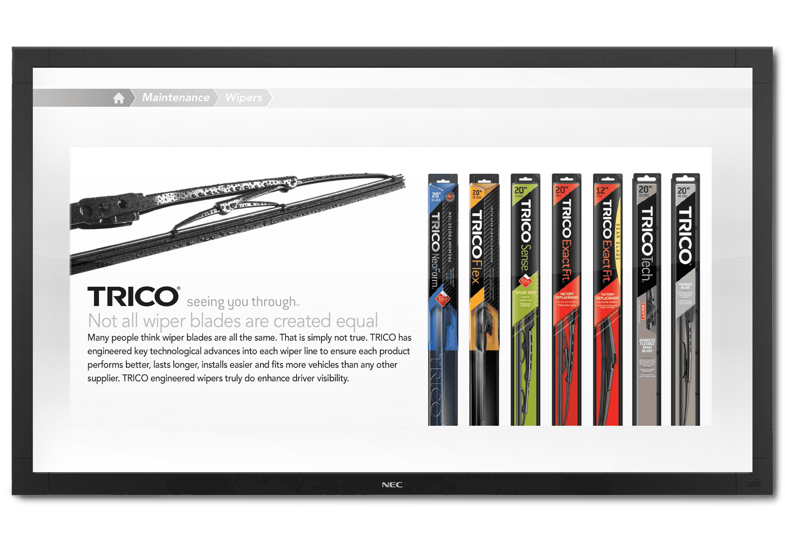 Wiper Blade Info Page