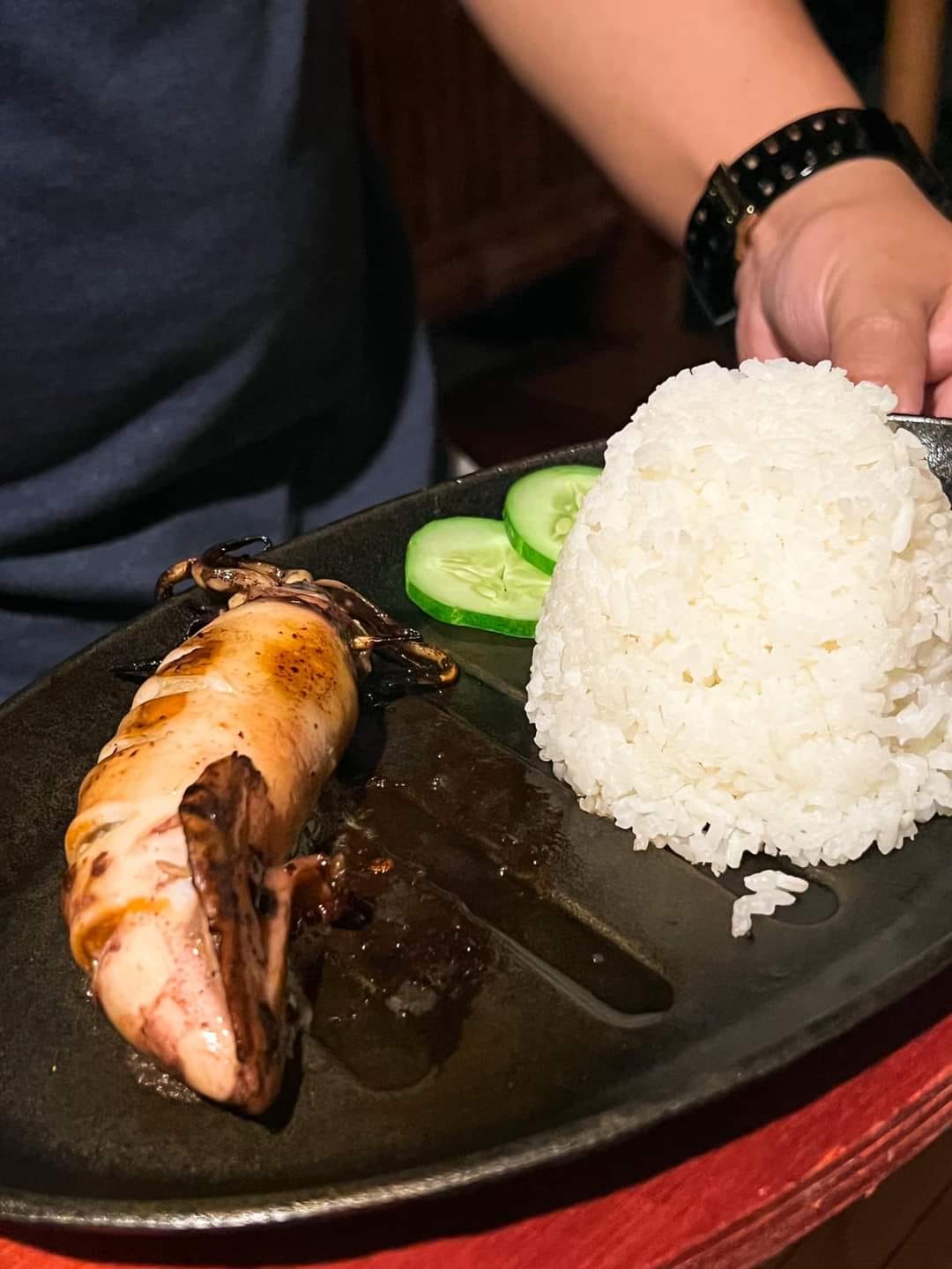 sadati forest restaurant pusisig solo meal with rice