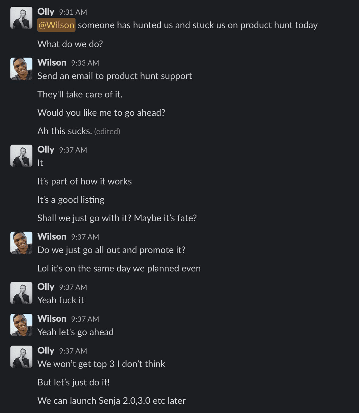 Unexpected product hunt launch