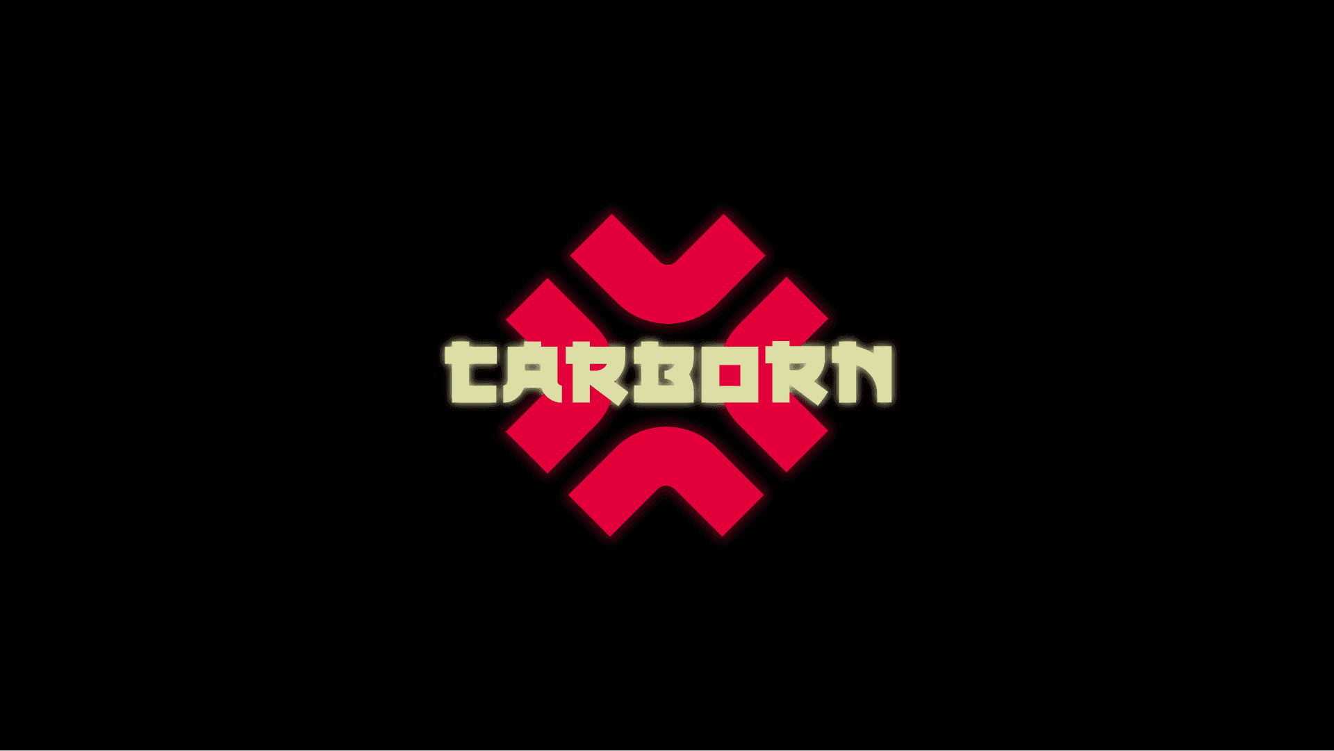 A black and white image of a handrawn logo
