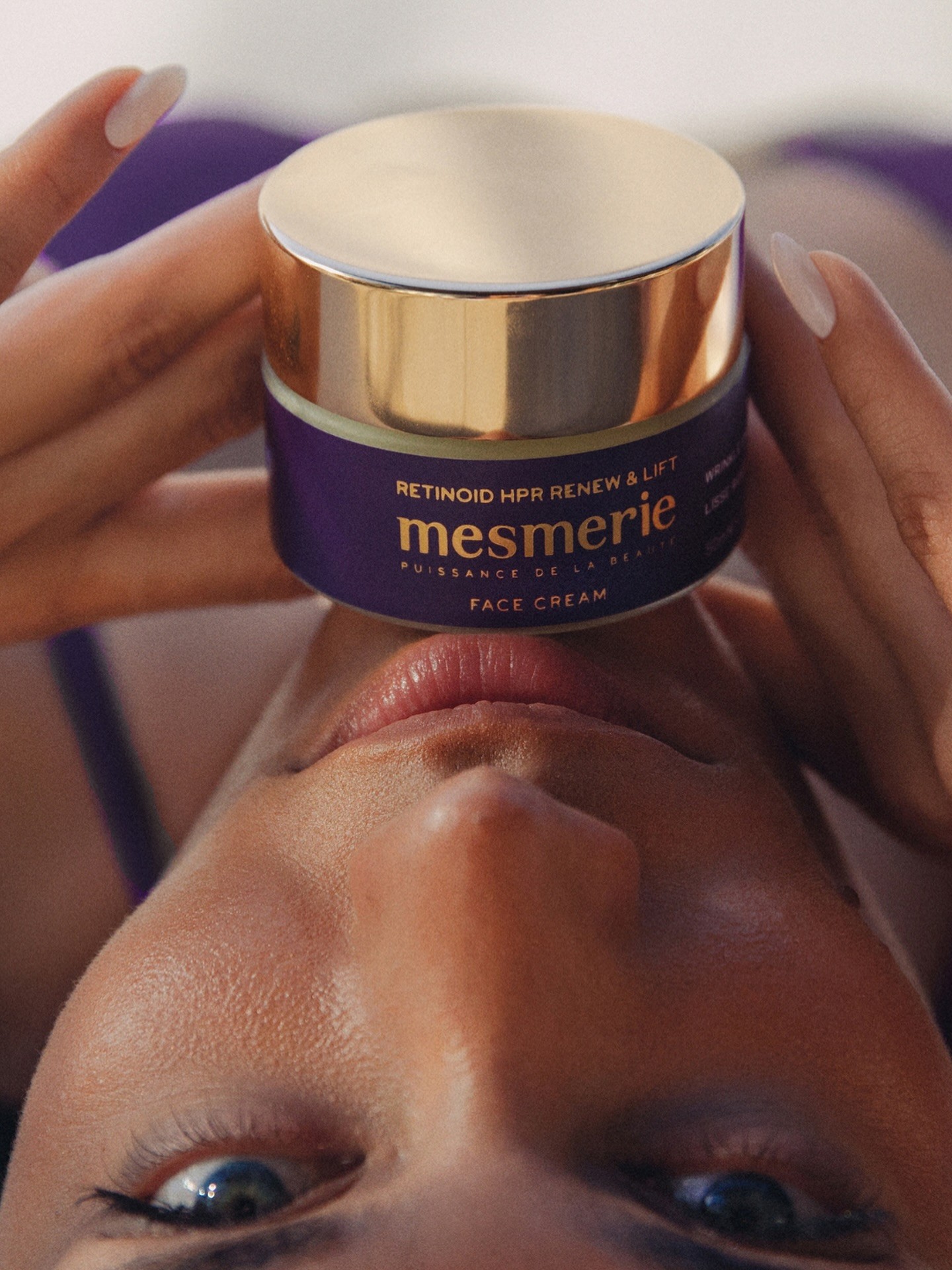 A black female model