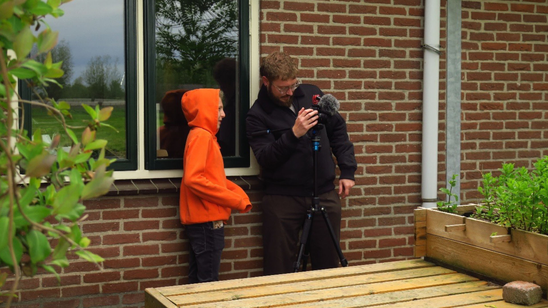 Verdwenen Kasteel Montfoort Leerlingen vormen een echte filmcrew 2 - Oud Montfoort