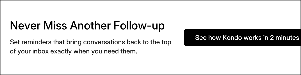 Never Miss Another Follow-up