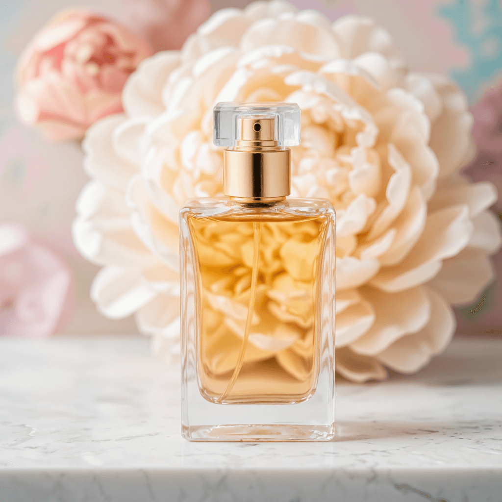 product photography of perfume