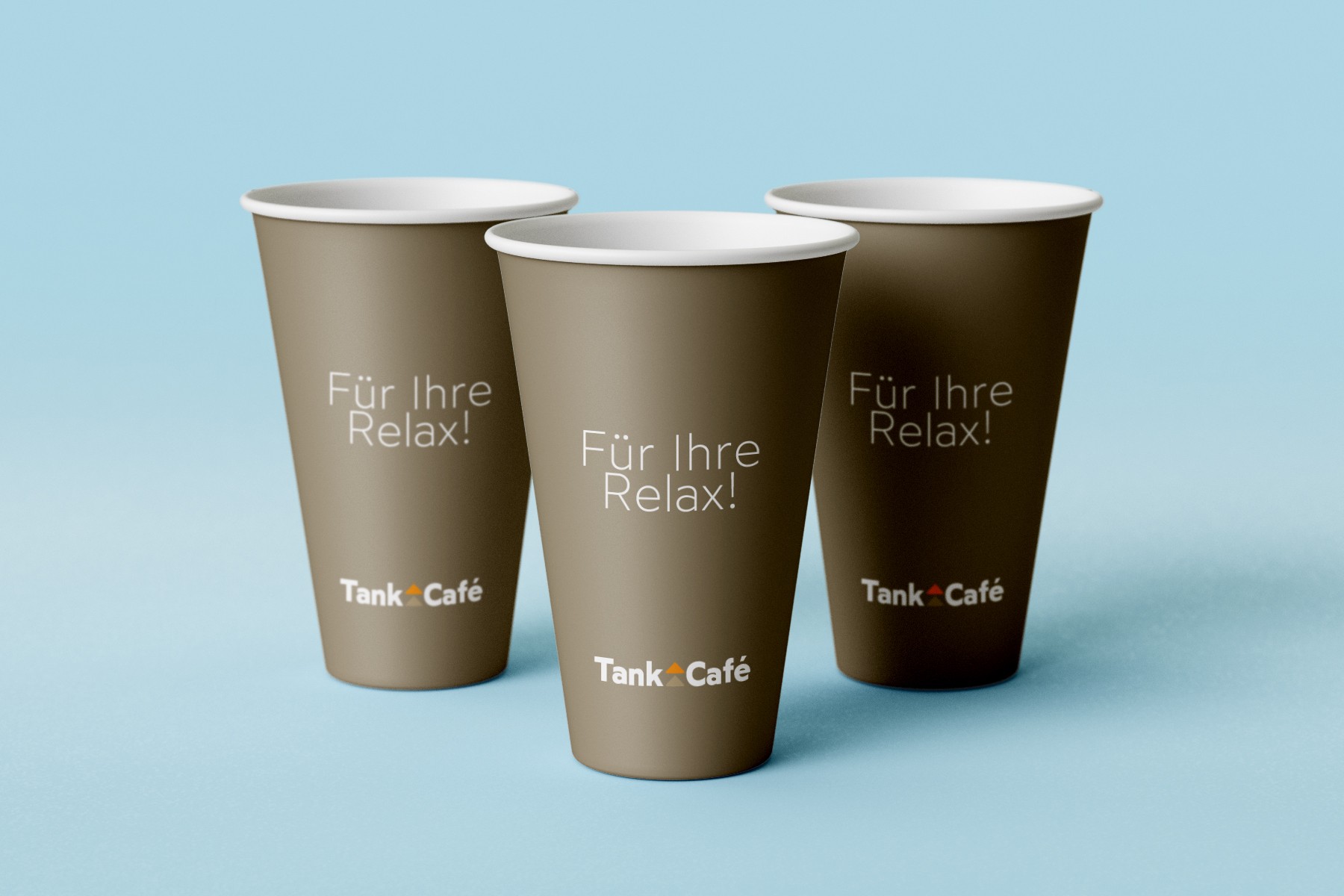 Logo čerpací stanice Tank Café – vizuál 3