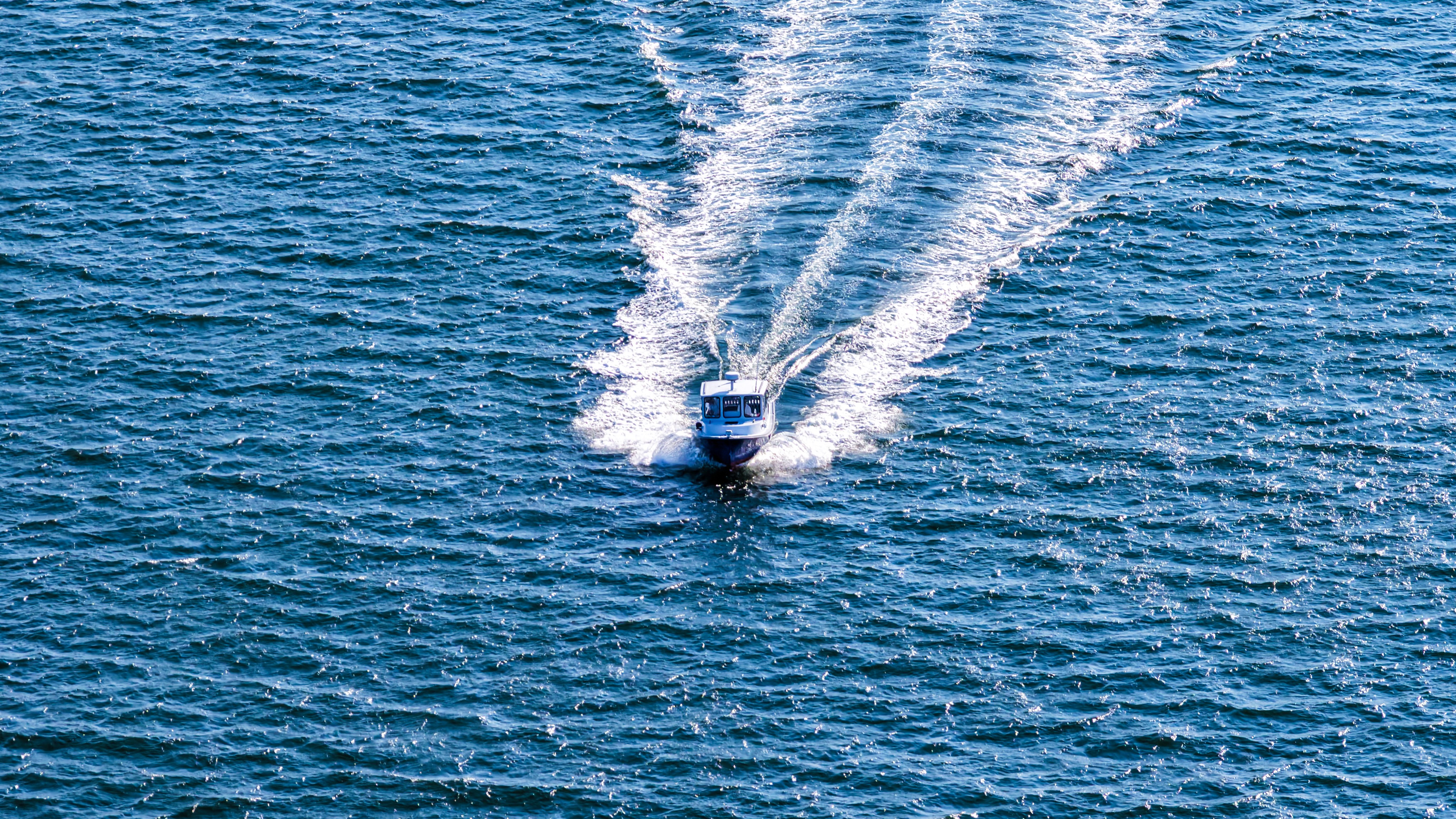 Aerial photograph of the Castine Class Race