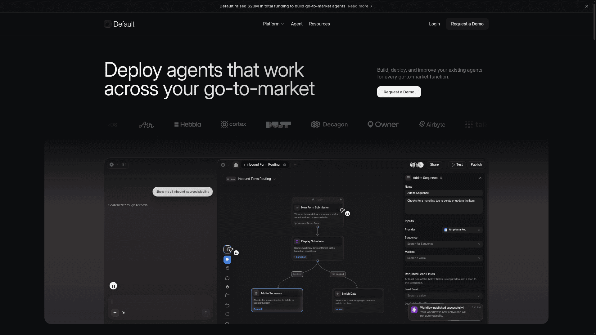 Screenshot of https://default.com