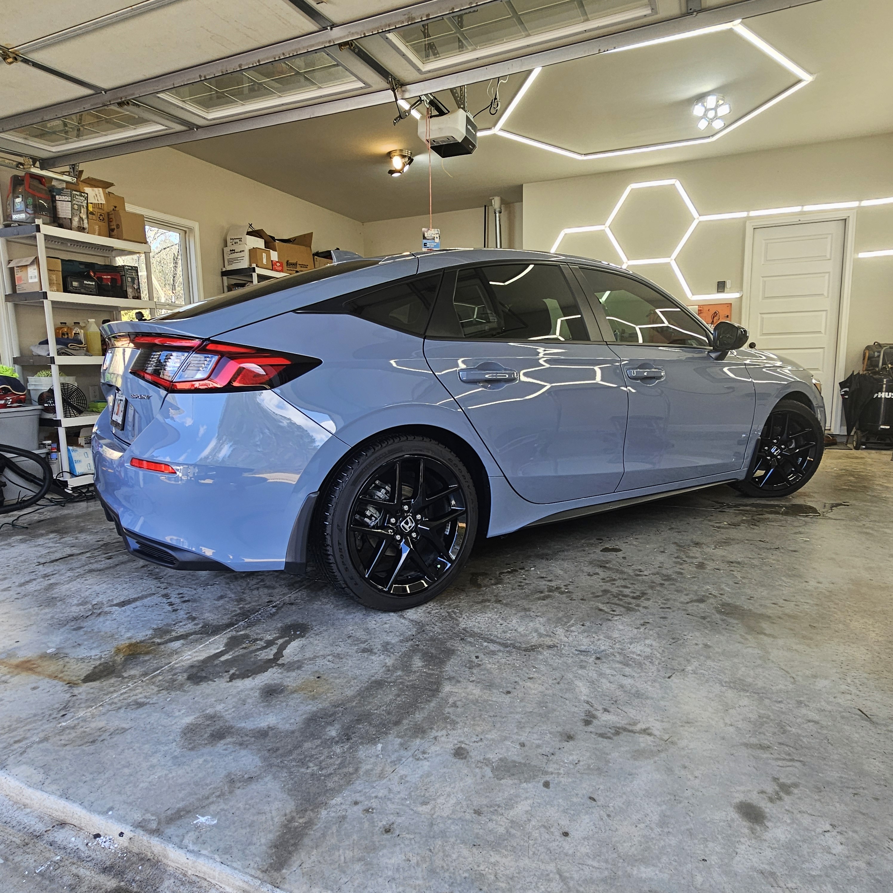 Full, complete detail on a 2025 Honda Civic Sport   performed on-site in West Cobb.