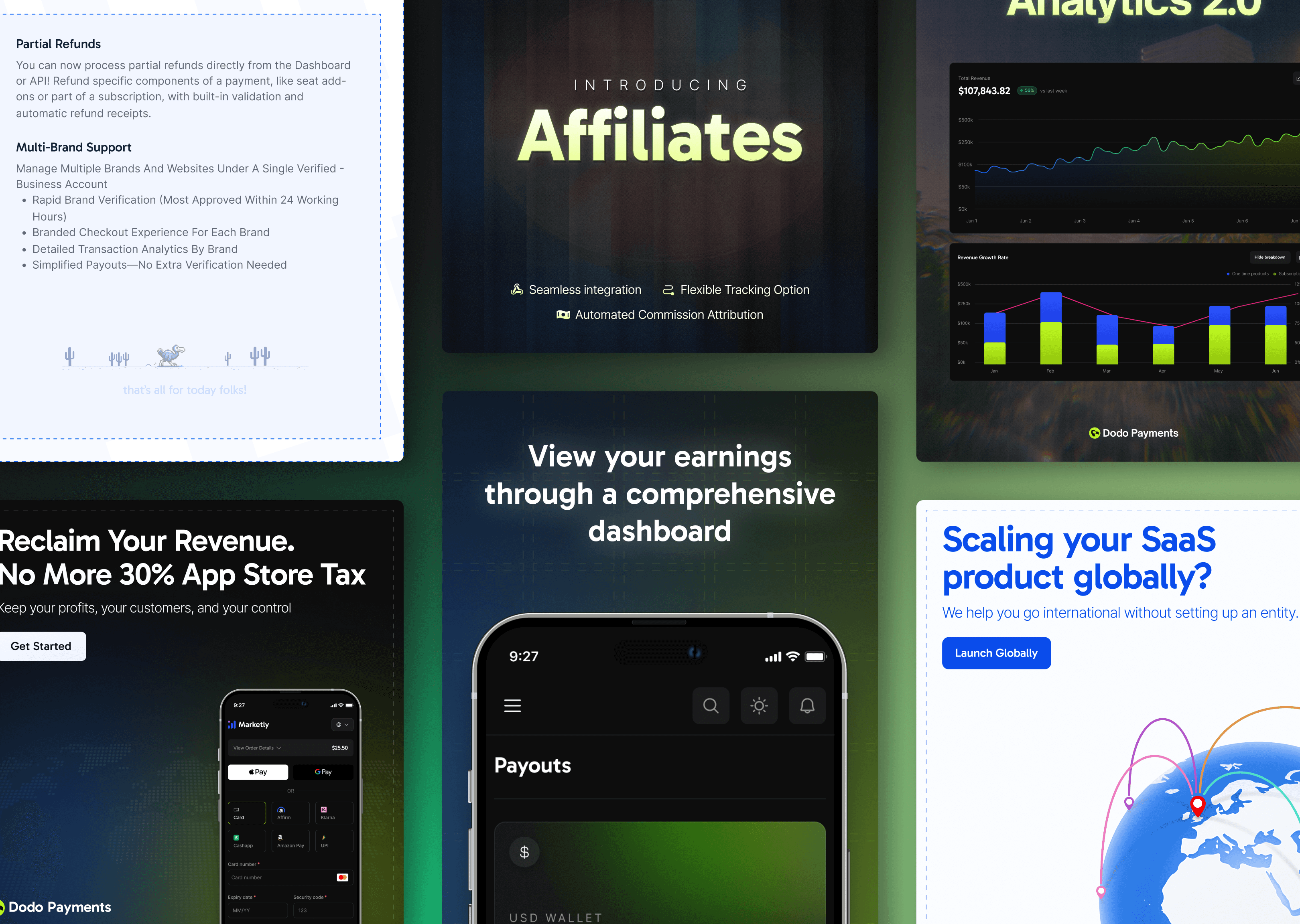 Web browser displaying photography website