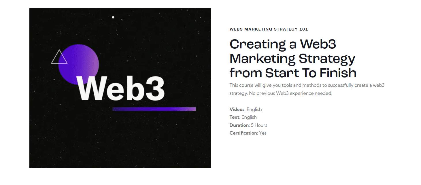 We3 Marketing Strategy course by Jus Agency, Julia Ager