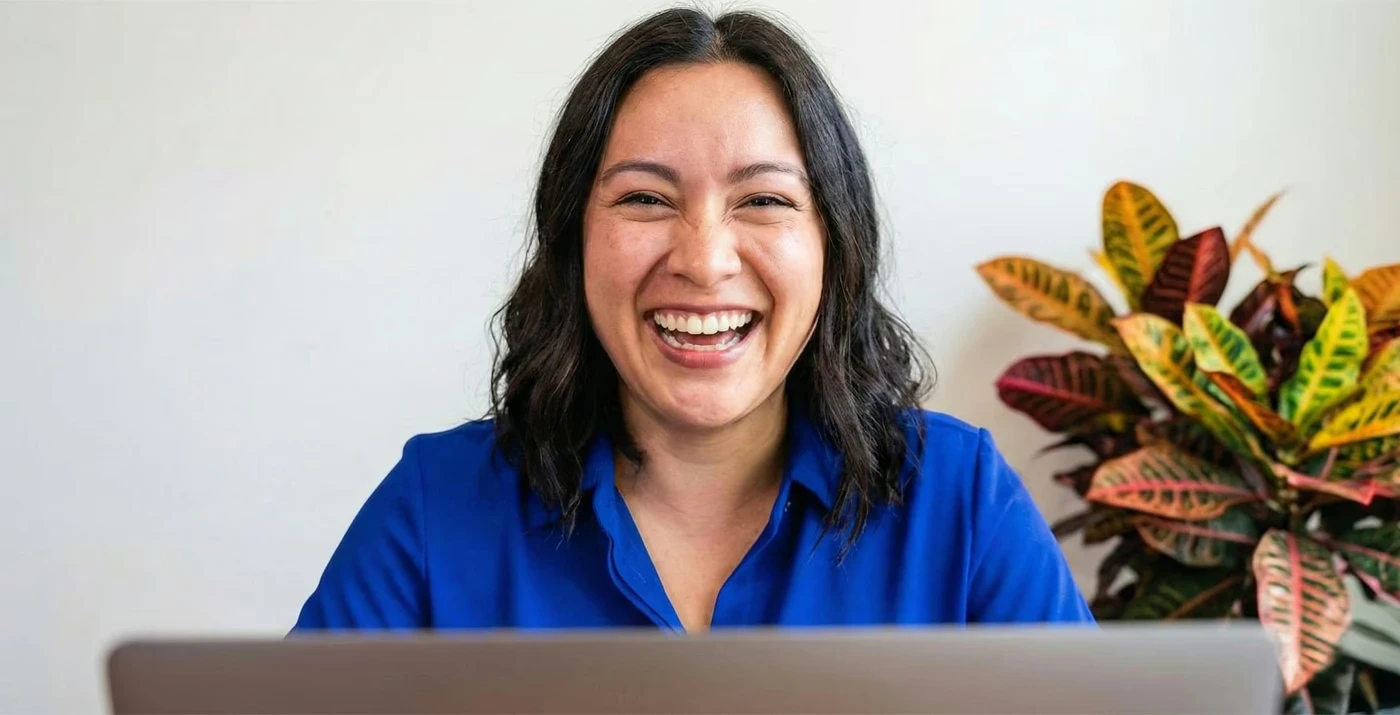 Founder in authentic brand voice discovery session