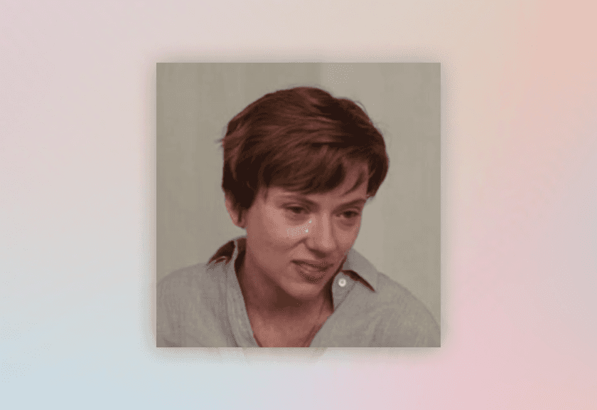 Minimalist birthday invitation featuring a cozy living room with gold 'Birthday' balloons, inspired by Harry Styles