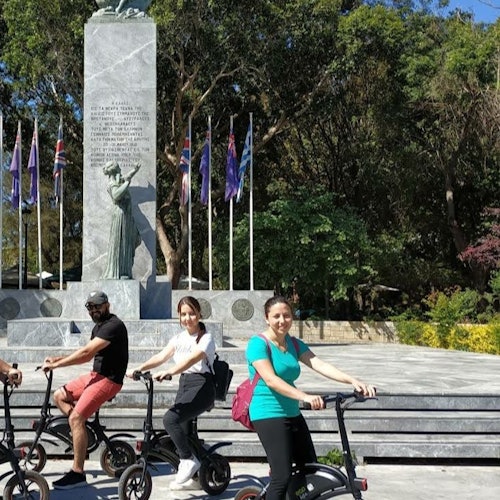 Ecobike: City Tour + Food Tasting & Wine Tasting tickets in Heraklion
