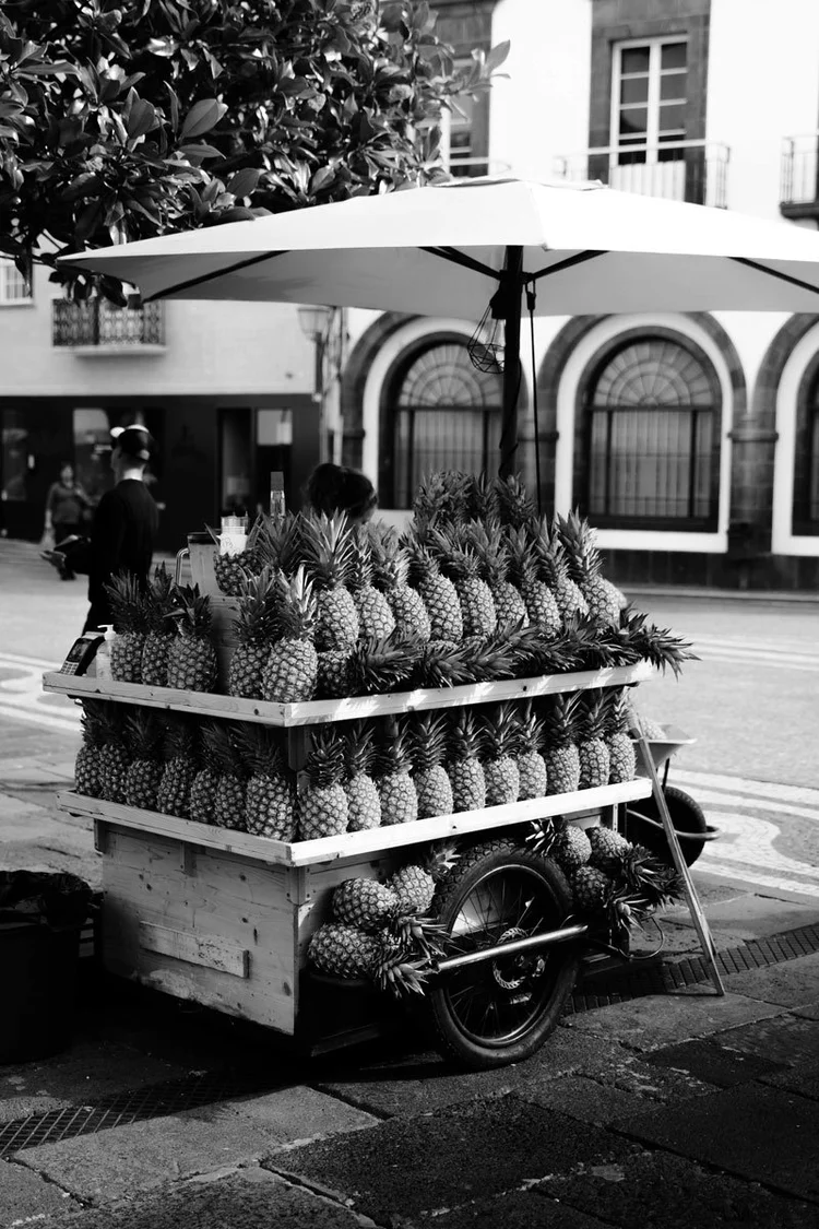 Pineapple Market in Portugal