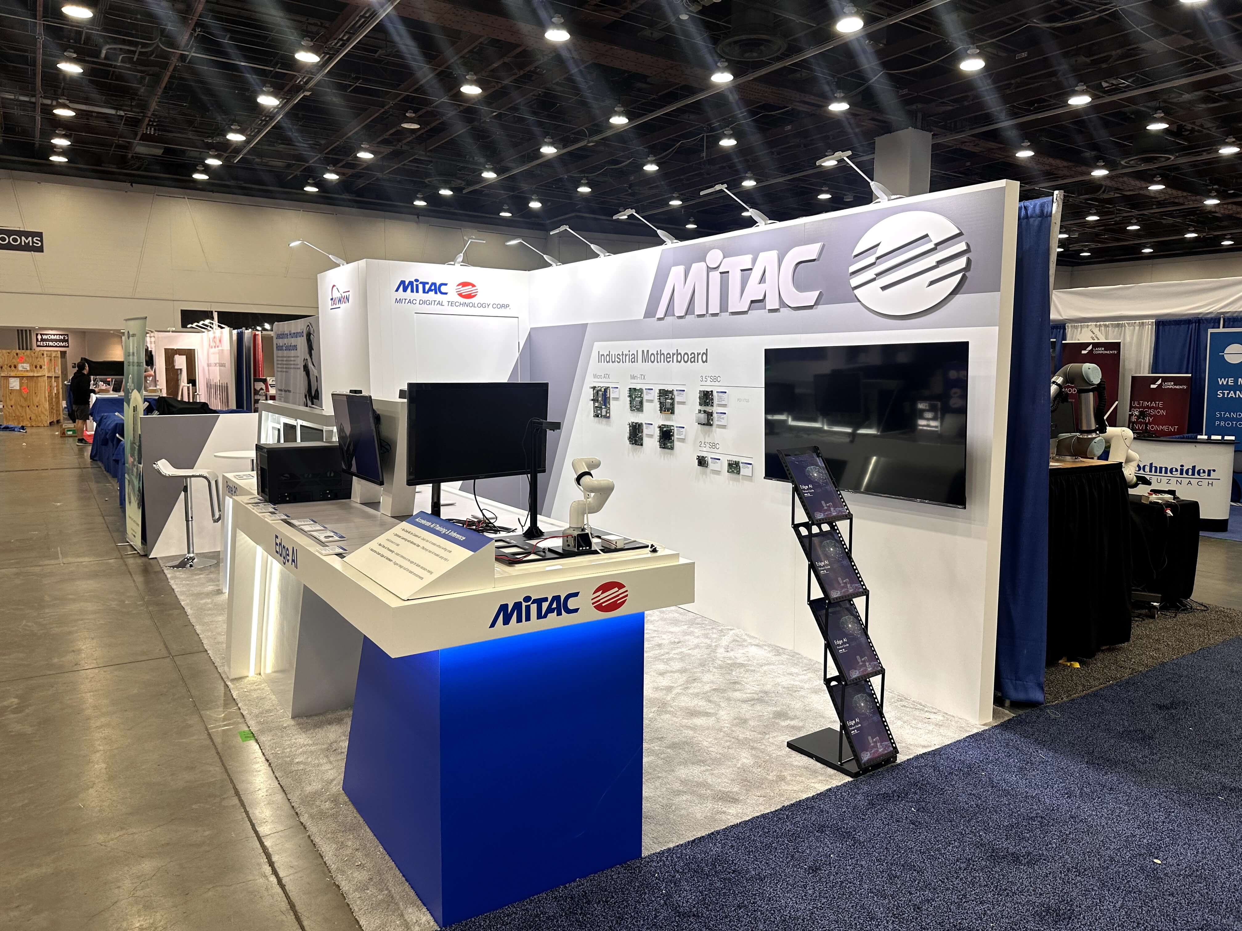 Trade show booth engineering review with structural drawings, covered areas, and pre-fabrication approval requirements