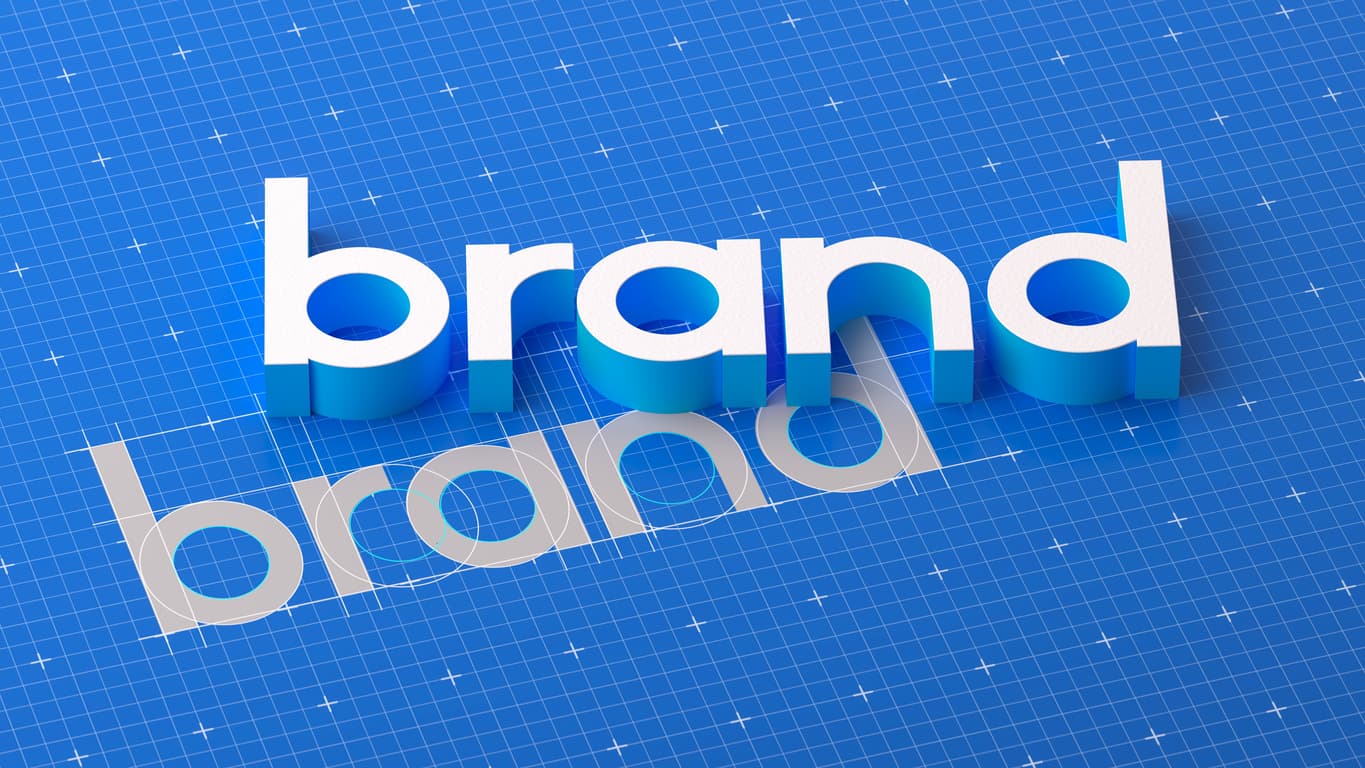brand word illustration