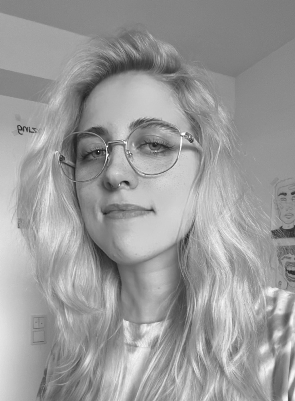 Portrait of man looking to the right