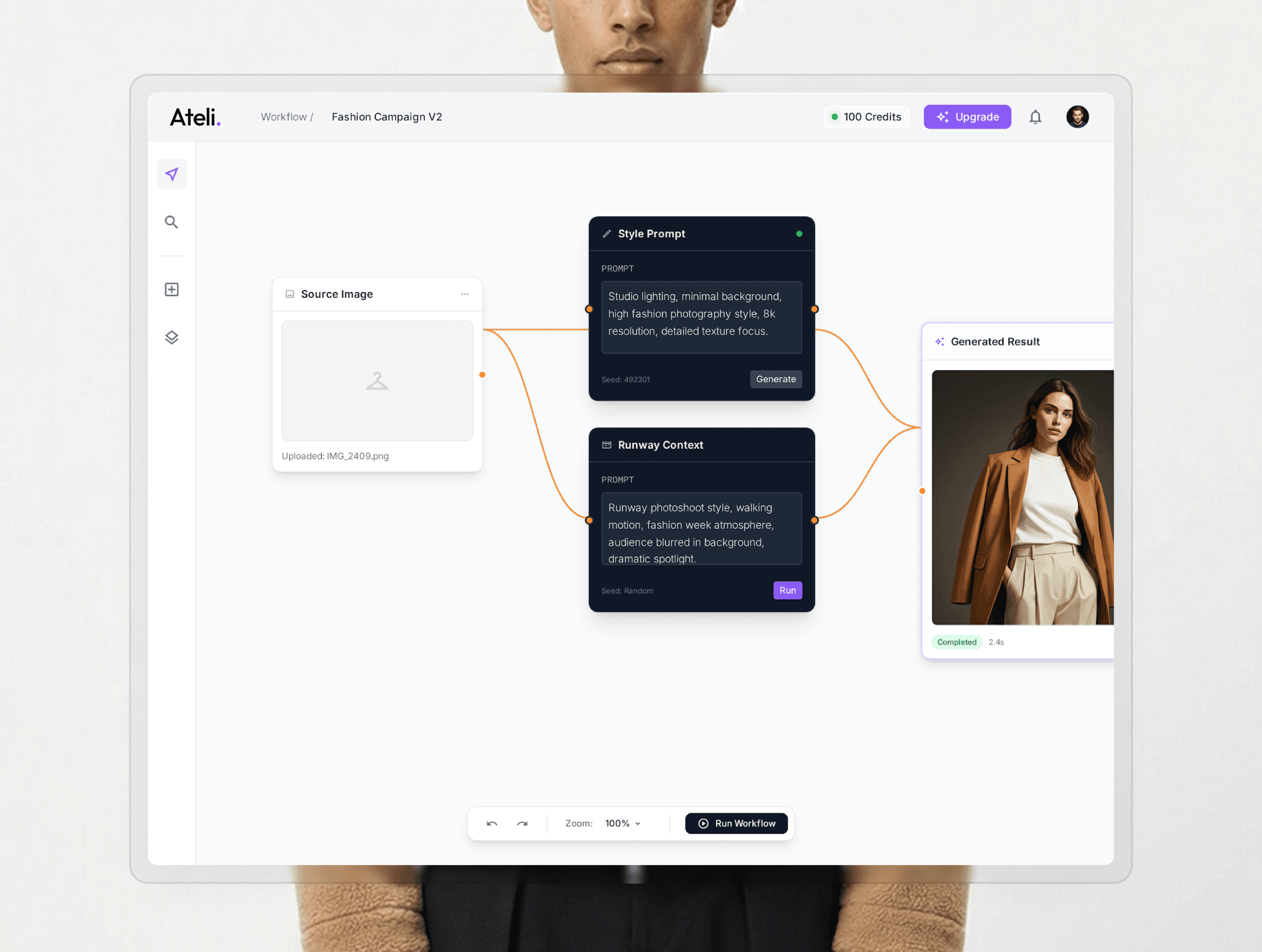 woman in white knit sweater