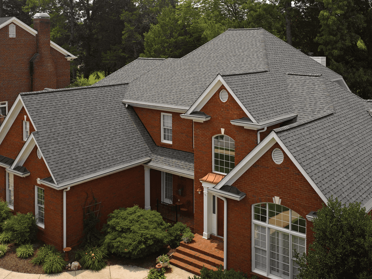CertainTeed manufacturer example of Landmark ClimateFlex in Colonial Slate.