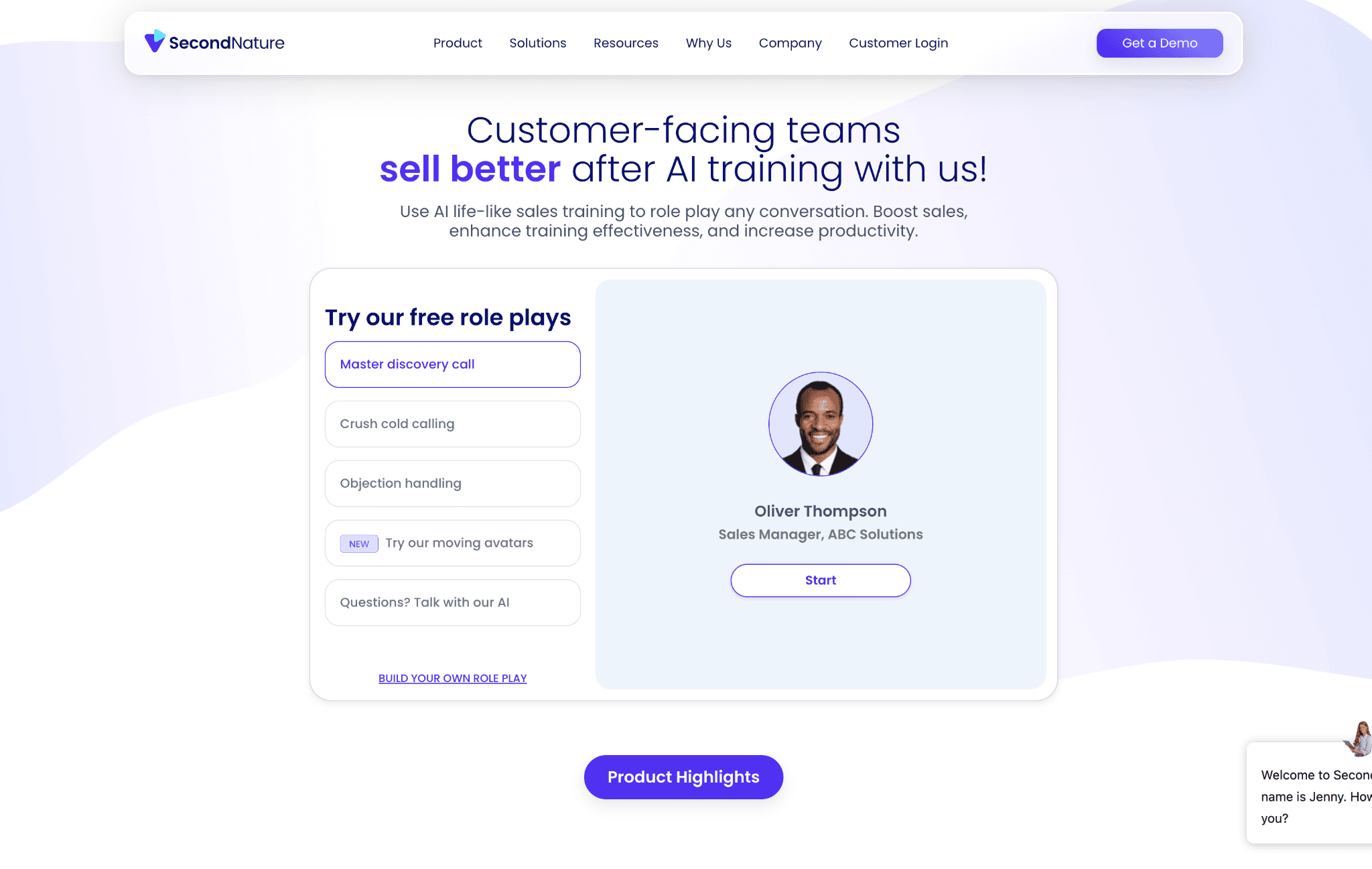 secondnature homepage