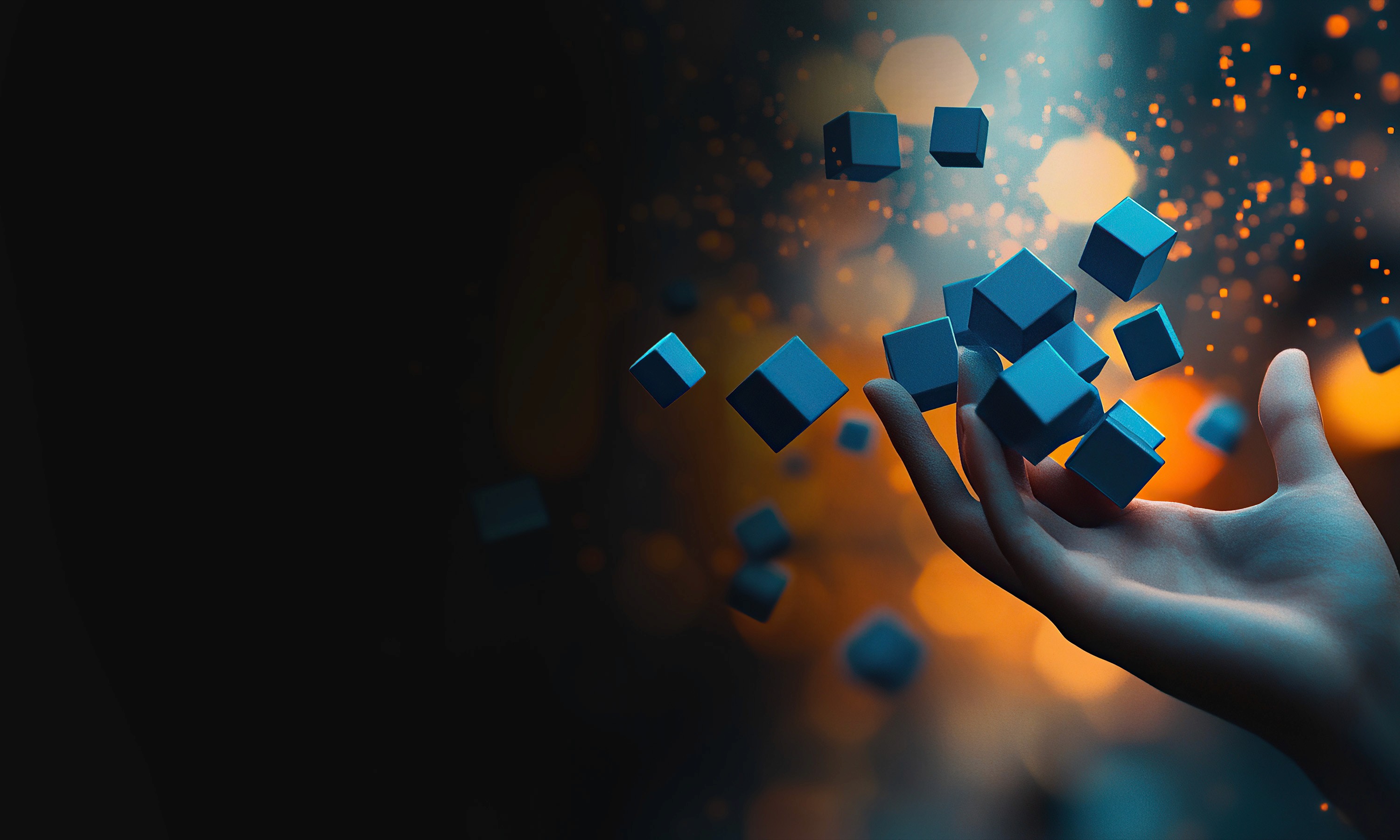 Young guy jumping in the air