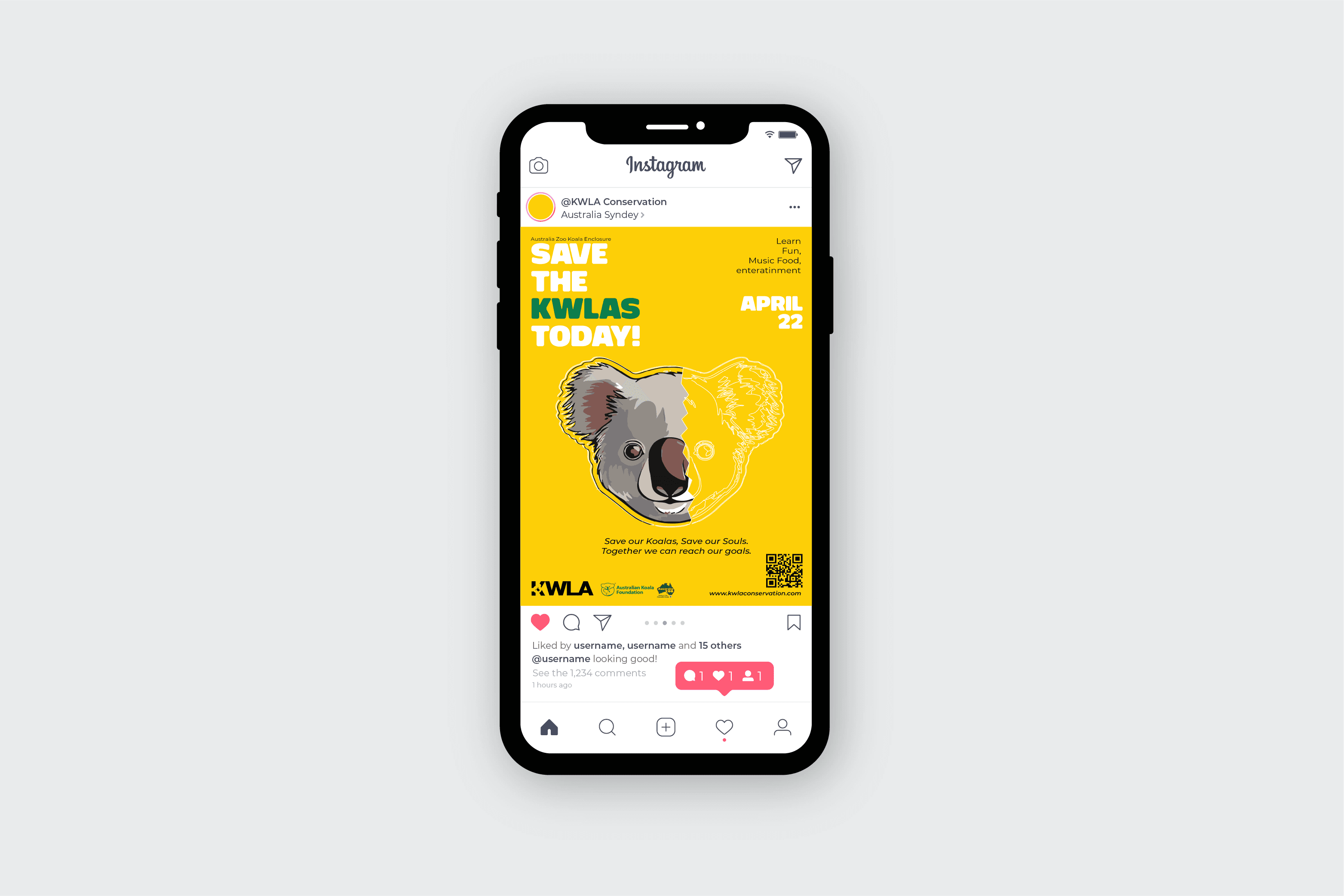 Image of two smartphones with a gray background