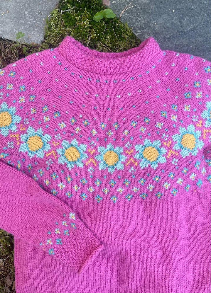Pokhara Sweater Circular yoke knitting pattern, photo 4