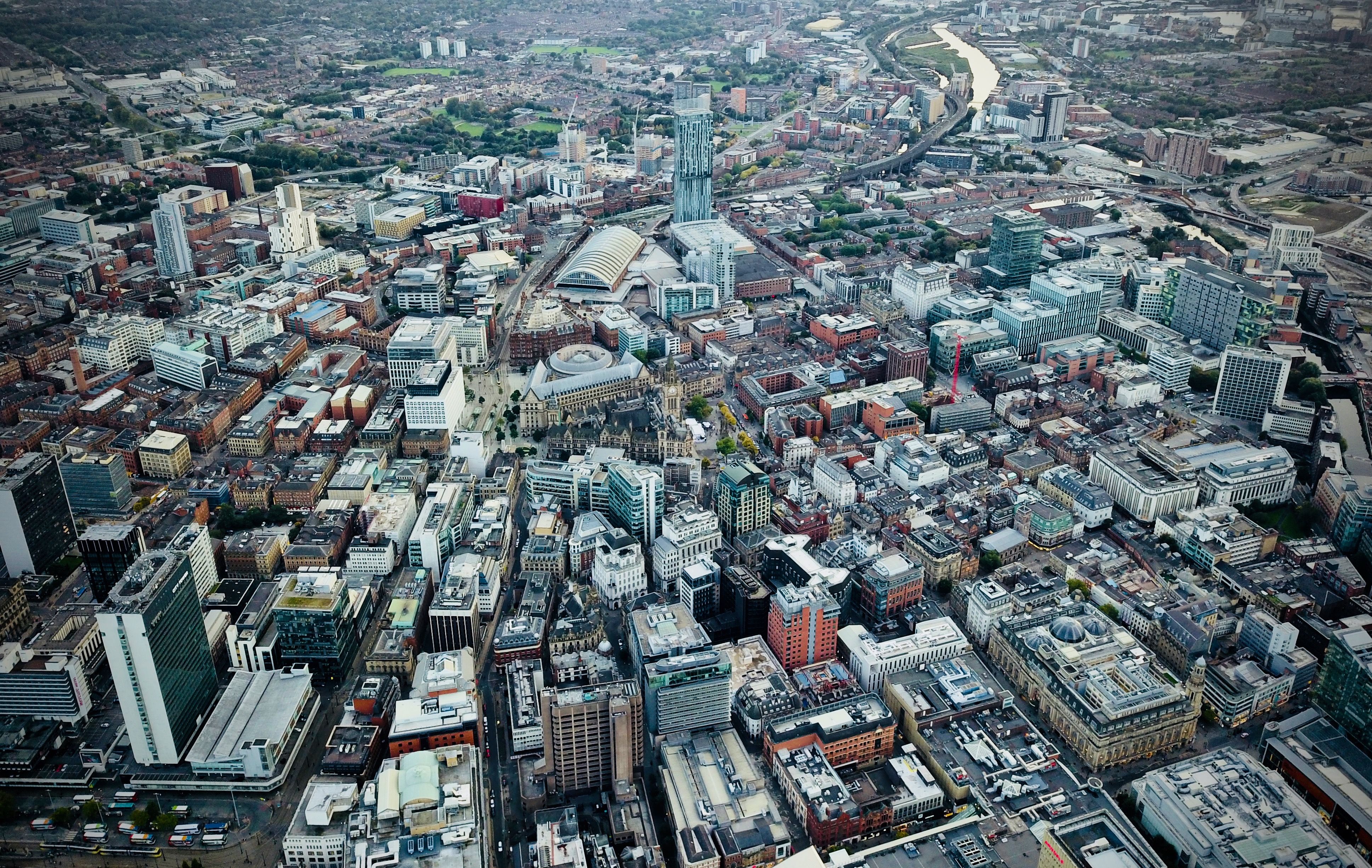 A skyline of Manchester