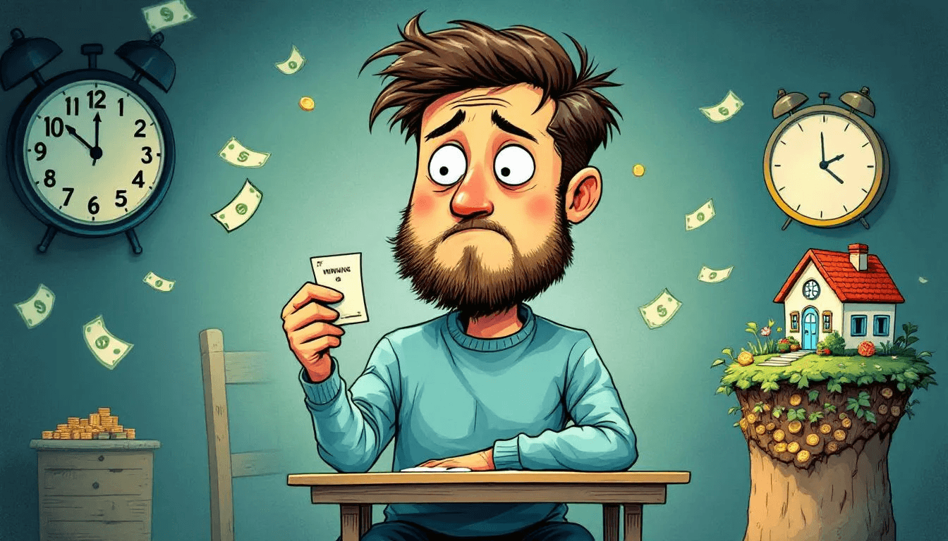 A person holding a blurred winning lottery ticket, contemplating their lottery winnings.
