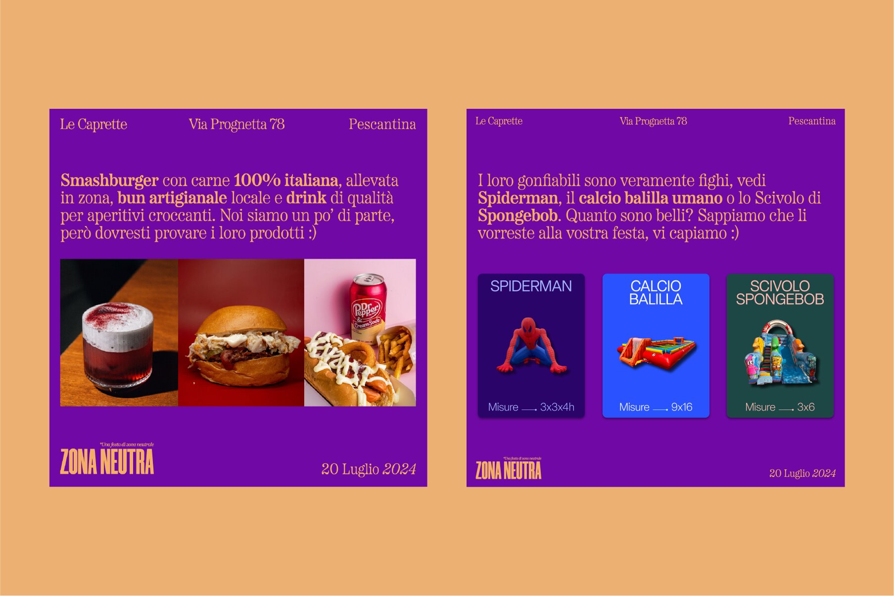 Zona Neutra IG post about our sponsors