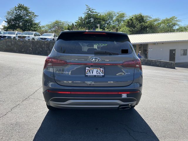 Grey Hyundai Santa Fe for rent in Kona Big Island Hawaii