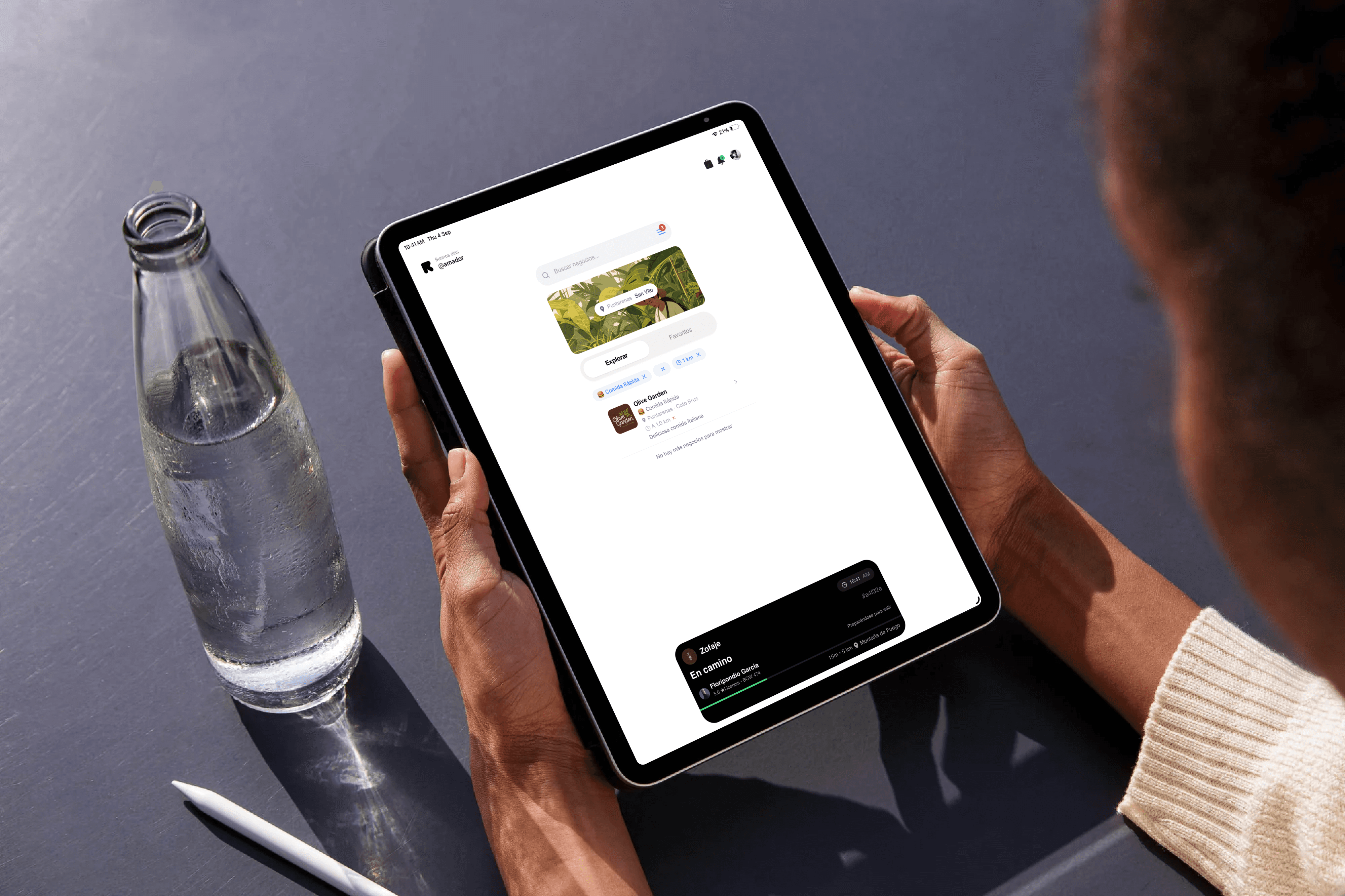 Rodama Application on ipad
