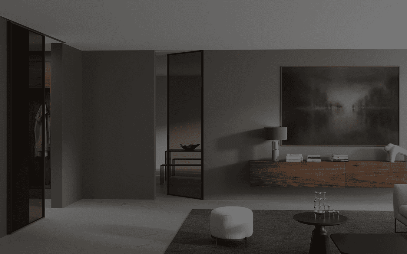 Modernes Wohnzimmer in VIlla