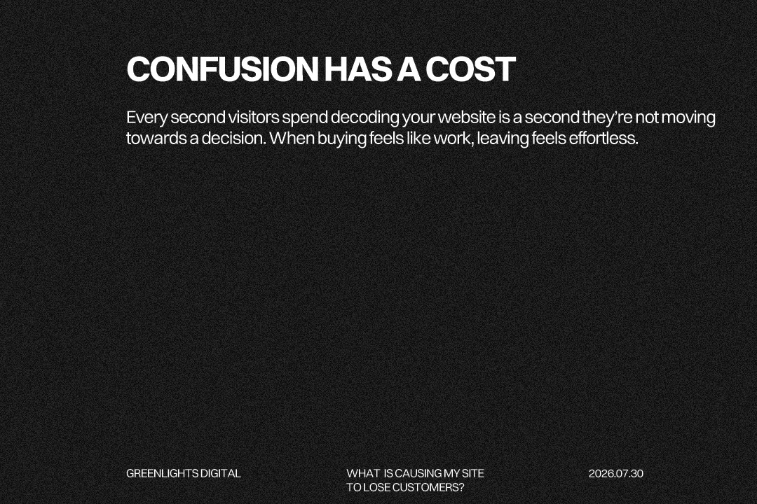 Website hurting business