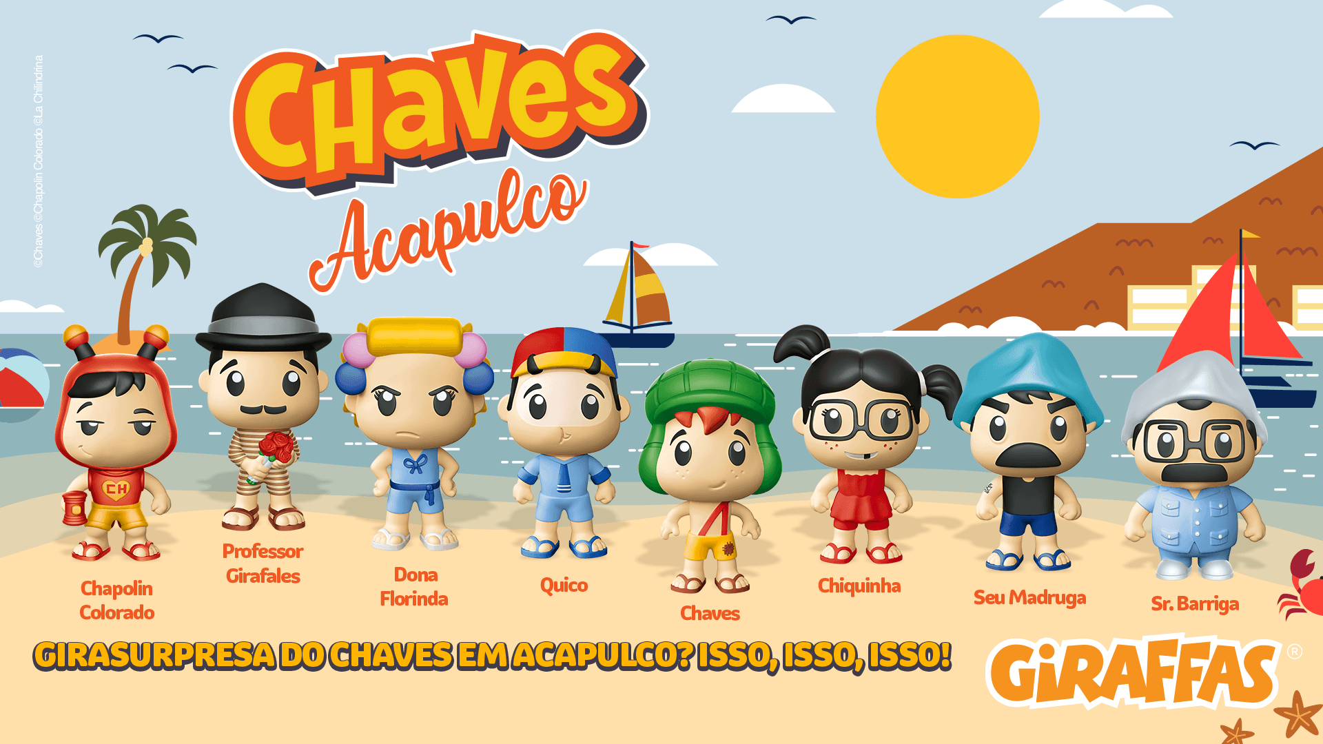 Giraffas lança colecionáveis em nova campanha com Chaves