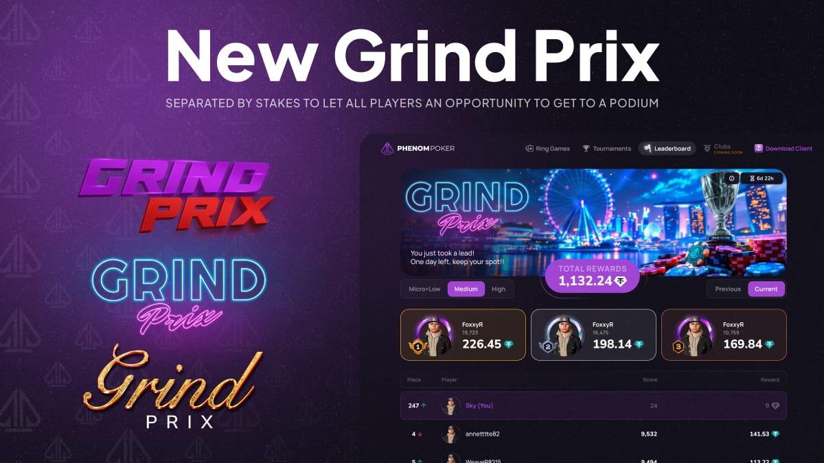 New Grind Prix Leaderboard