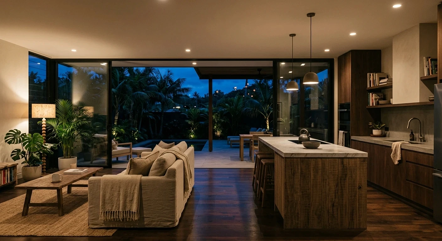 Backup power at night Aruba