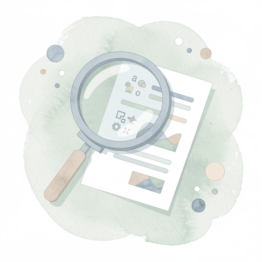 Scene of a magnifying glass examining eligibility criteria for the Pima County Sheriff lawsuit