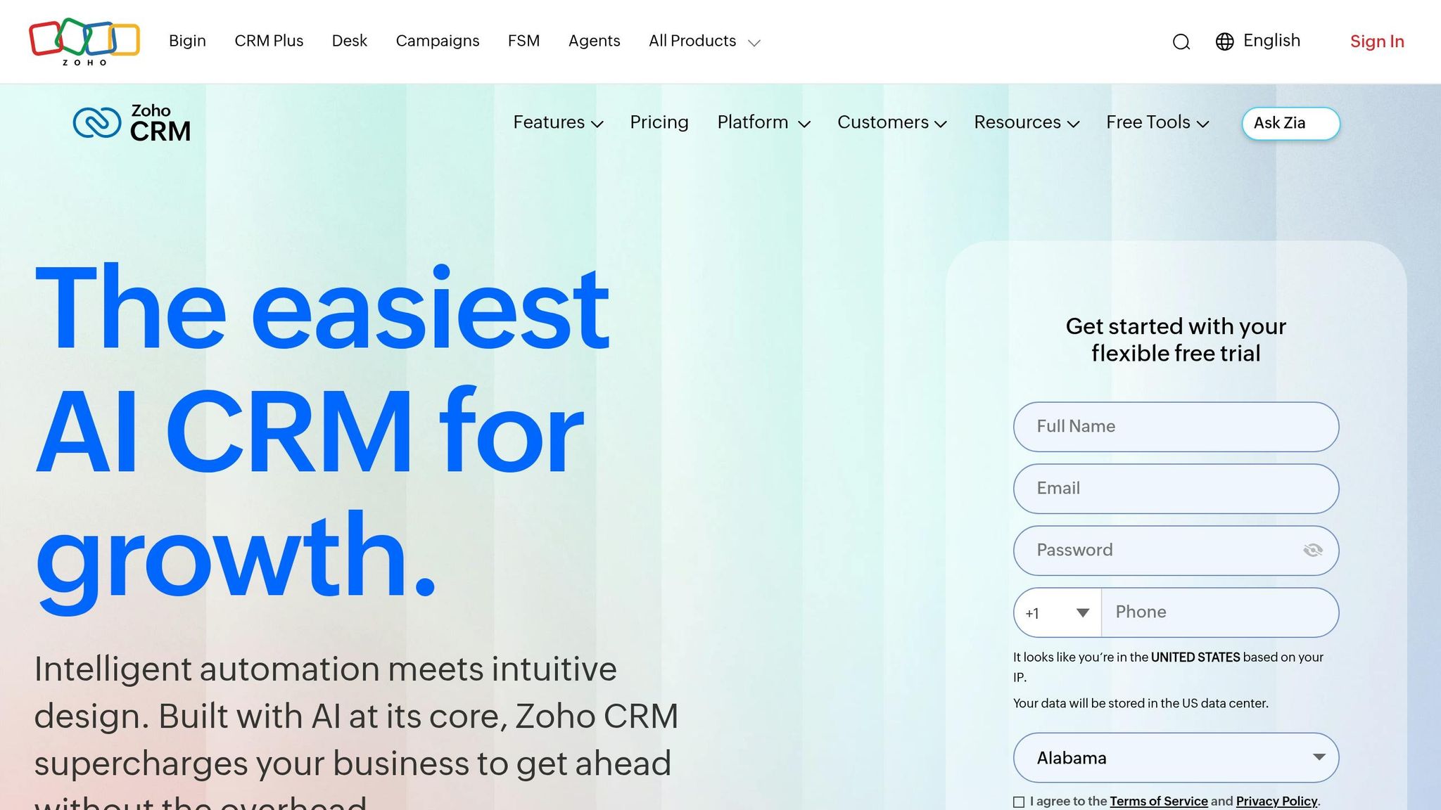 Zoho CRM
