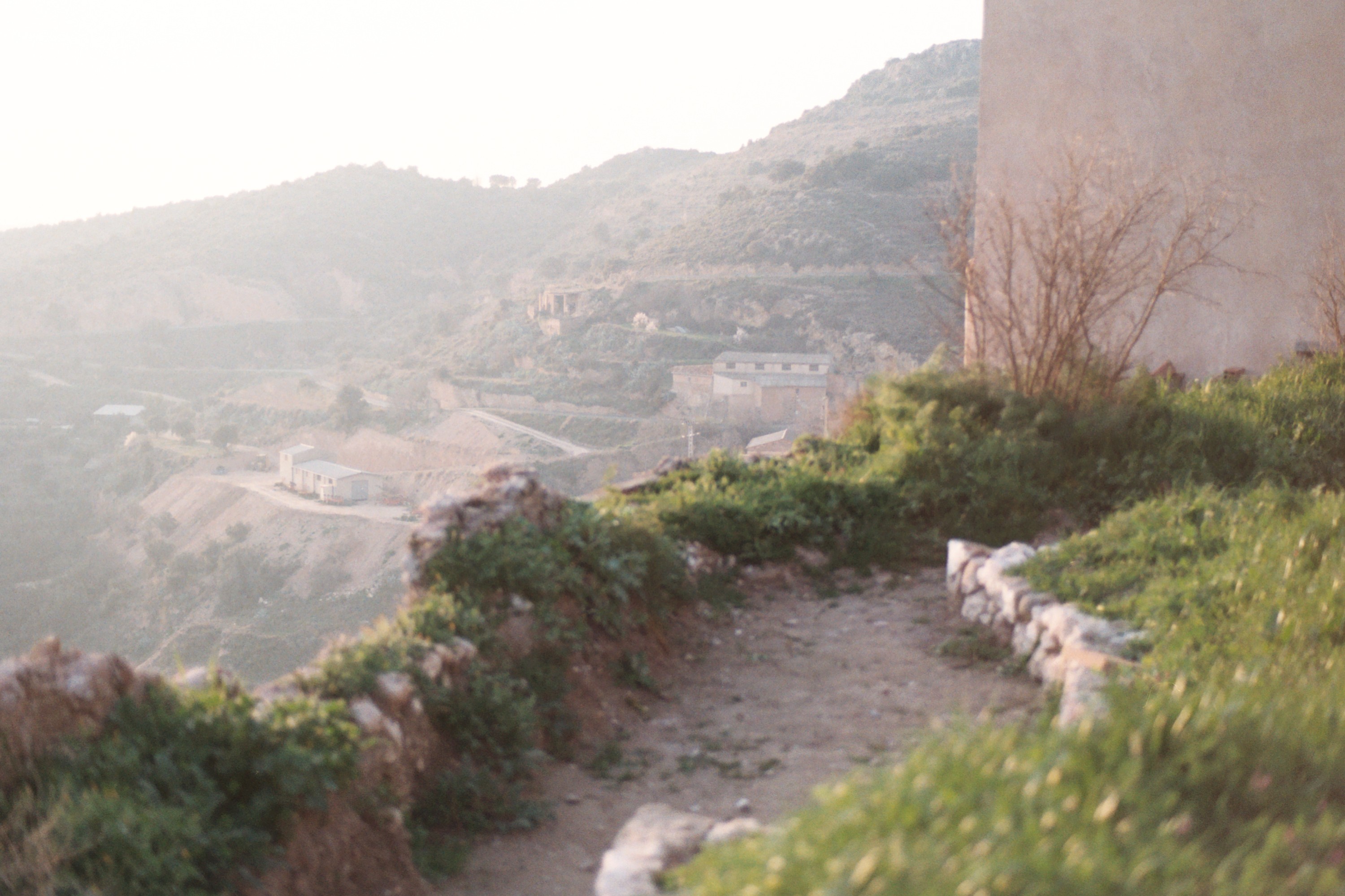 View of Vence cemetery