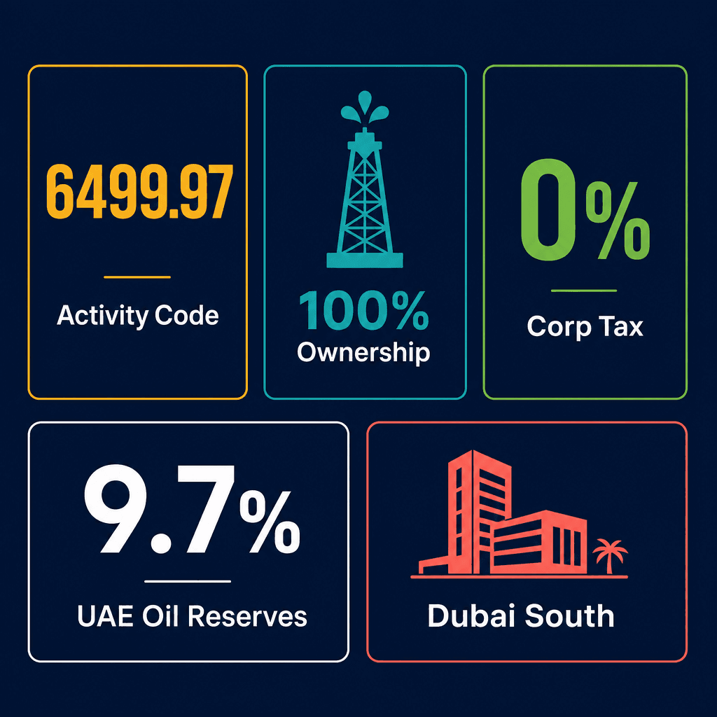 Infographic: How to Get a Investment In Oil & Natural Gas Projects Business License in Dubai