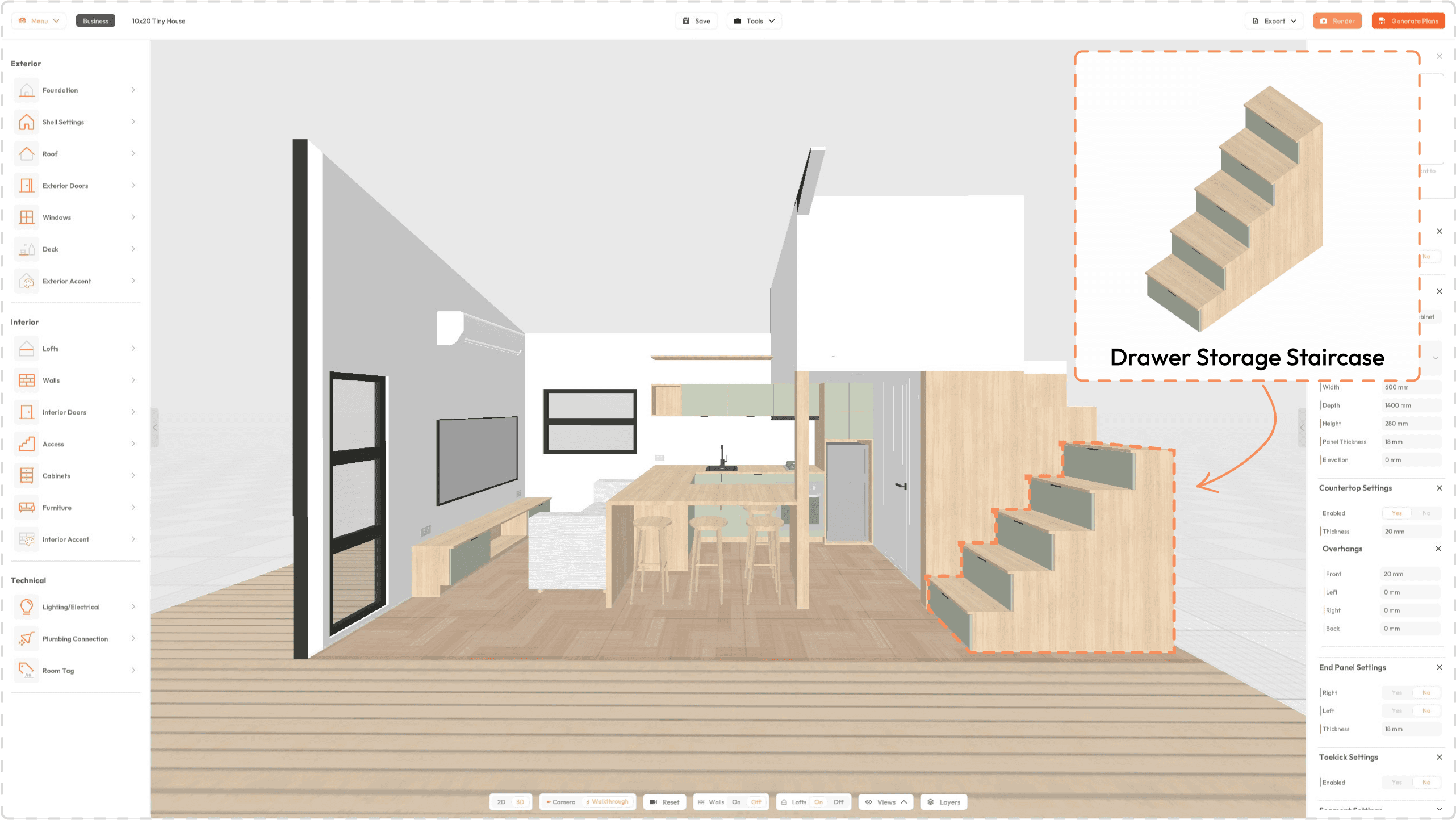 Smart storage stair ideas for small spaces