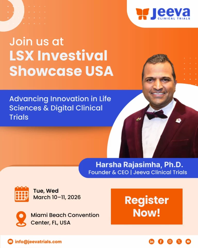 Meet Harsha Rajasimha, Ph.D., at LSX Investival Showcase USA 2026