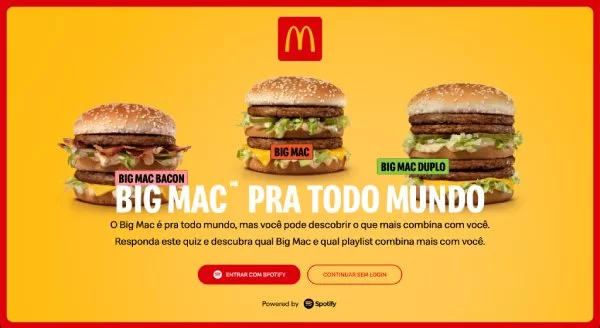 Big Mac. Pra todo mundo