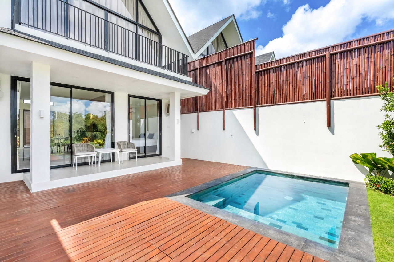 A 2-bedroom townhouse in a private residential complex in Mengwi, Canggu