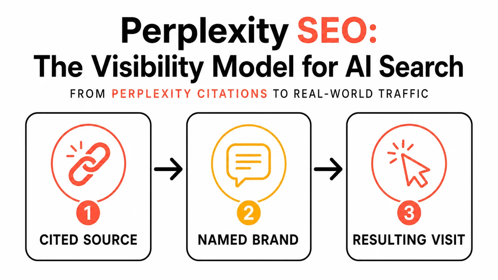 Citation, mention, and visit visibility model